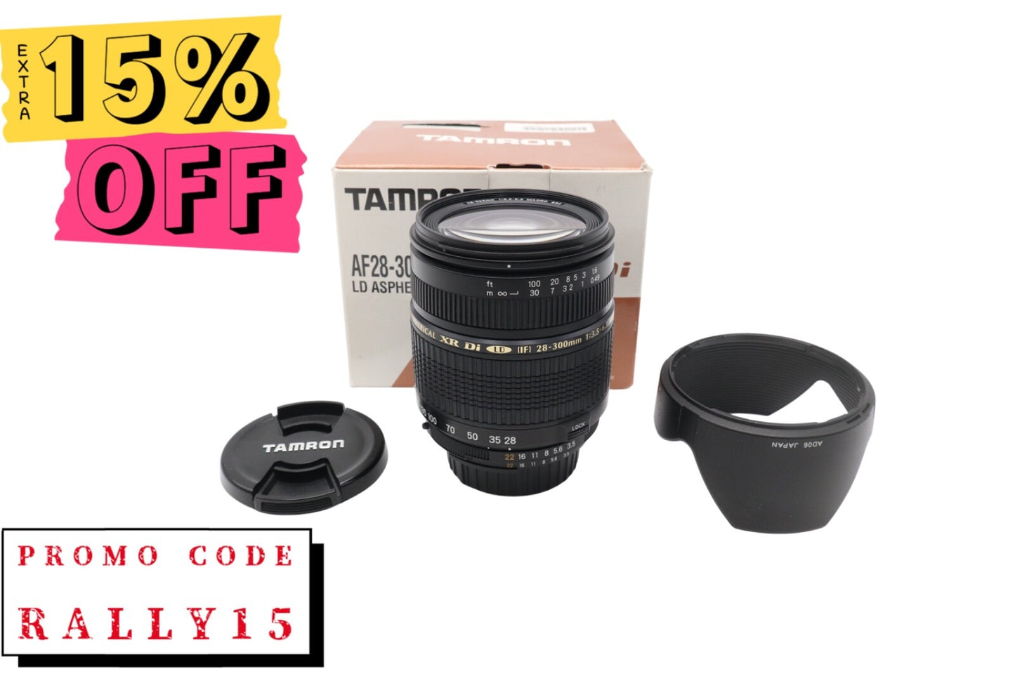 Tamron 28-300mm All-Around Lens F3.5-6.3 DI LD for Nikon, FX , Good Condition