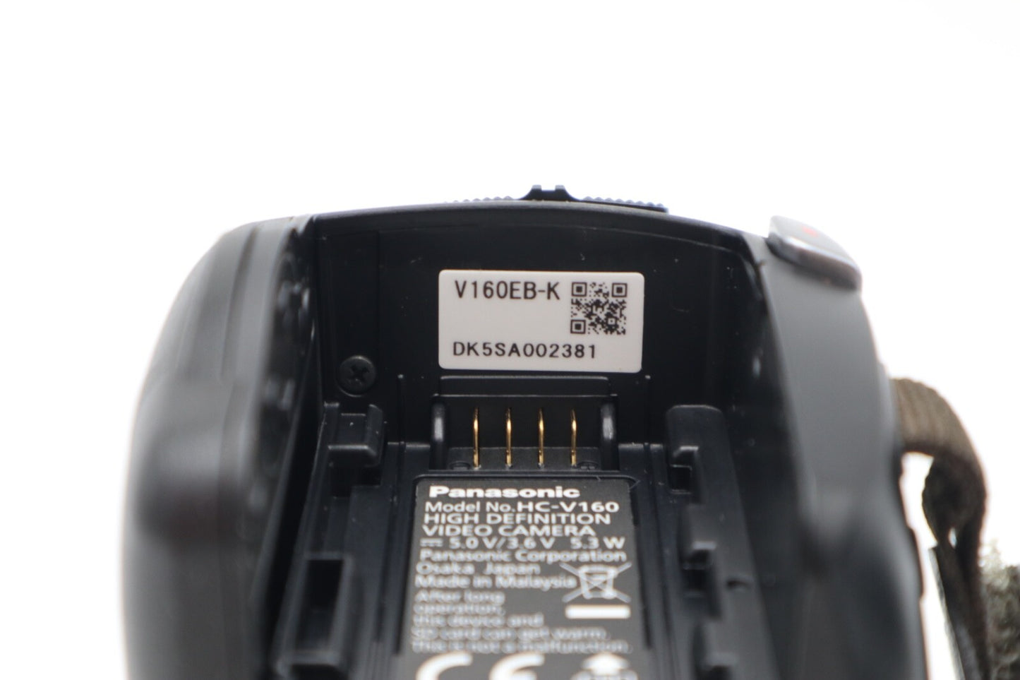 Panasonic HC-V160 Camcorder 8.9MP, 77xZoom, FULL HD, Stabilised, Very Good Cond.