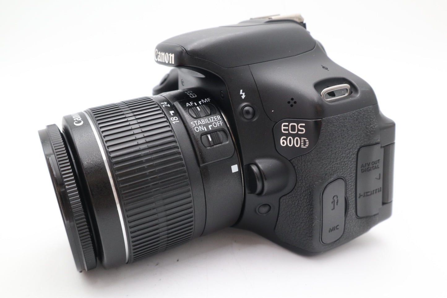 Canon 600D DSLR Camera 18MP with 18-55mm Lens Shutter Count 9176, Good Condition
