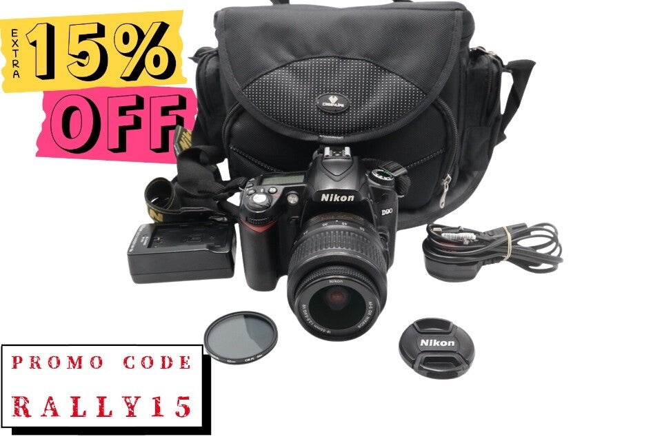 Nikon D90 DSLR Camera 12.3MP with 18-55mm, Shutter Count 35771, Good Condition