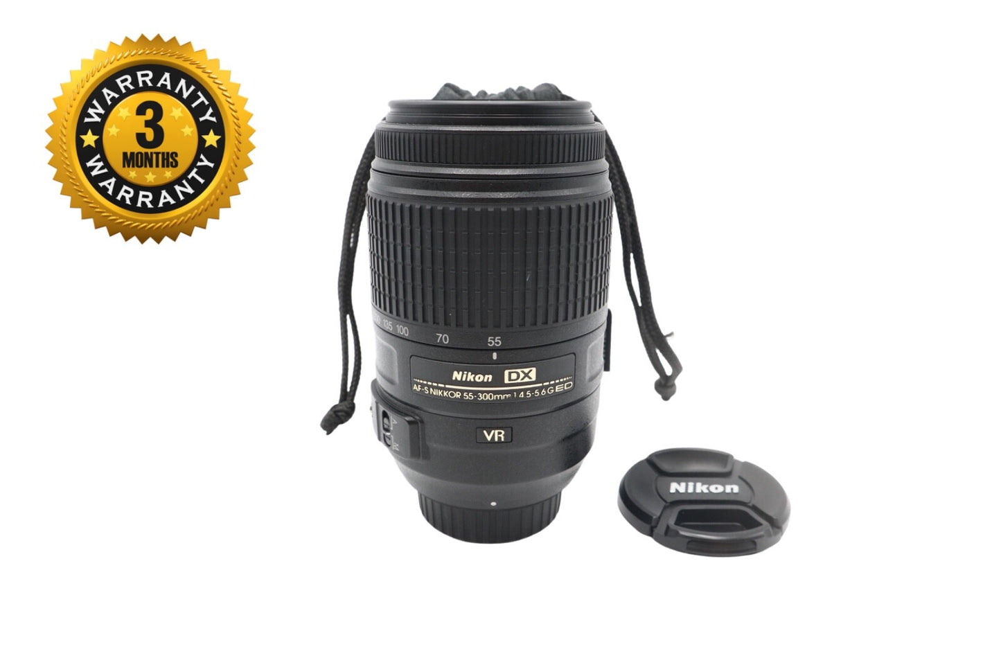 Nikon Nikkor AF-S 55-300mm VR F4.5-5.6 DX G SWM ED Stabilised Lens, Good Cond.