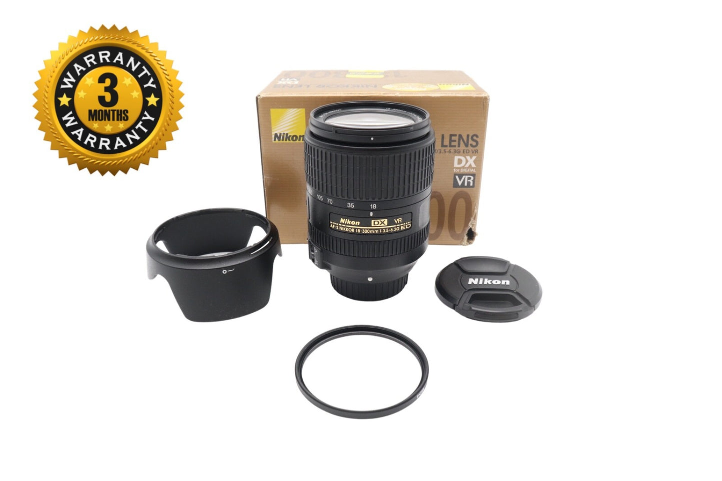 Nikon 18-300mm All-Around Lens f/3.5-6.3G ED VR AF-S DX, Stabilised, V.Good Cond