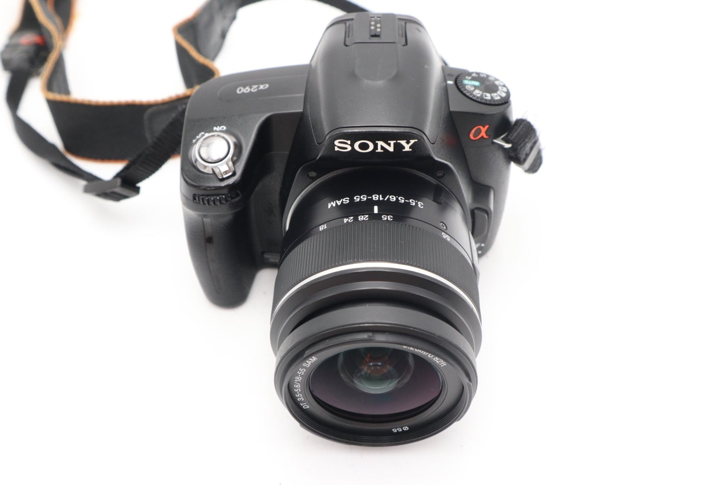 Sony Alpha A290 Camera DSLR 14.2MP with 18-55mm F3.5-5.6 SAM Lens Good Condition