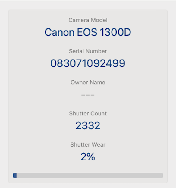 Canon EOS 1300D DSLR Camera 18.0MP with 18-55mm, Shutter Count 2332, Good Cond.