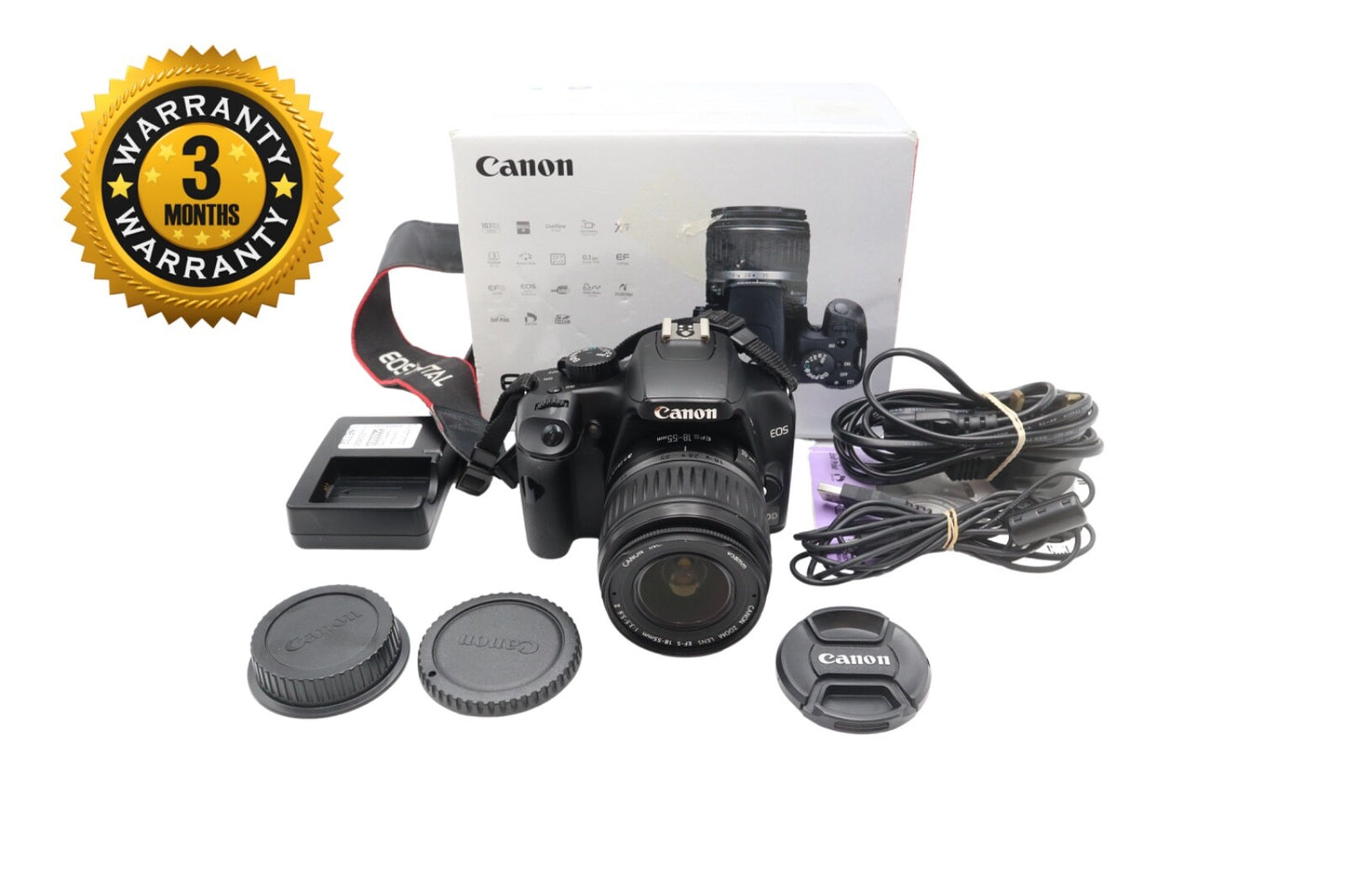 Canon EOS 1000D Camera DSLR 10.1MP with 18-55mm, Shutter Count 1575, Good Cond.