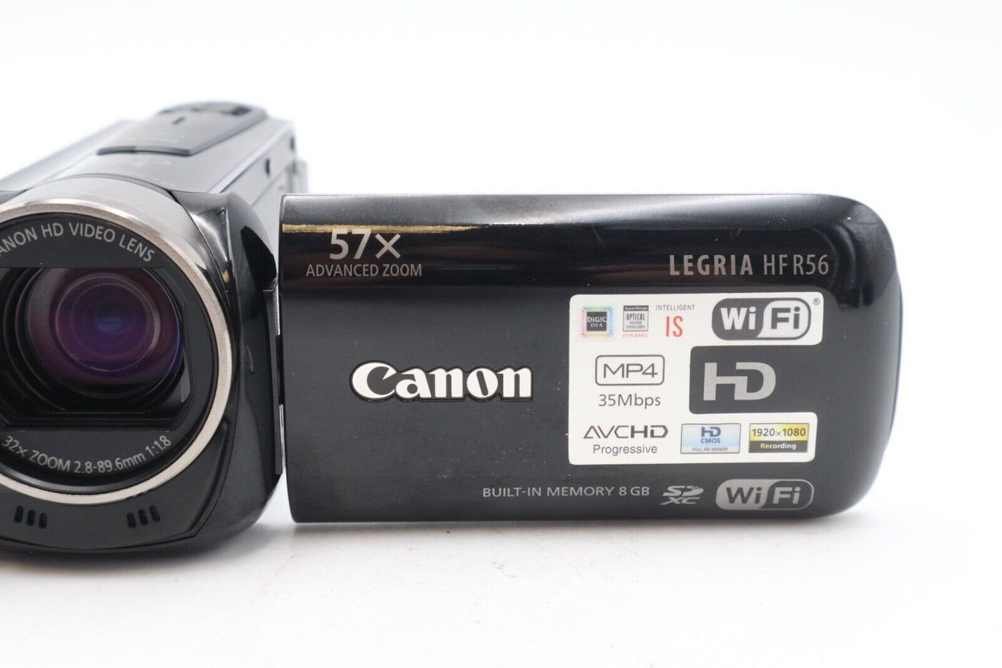 Canon Legria HF R56 Camcorder, FULL HD, 57X Zoom, Wi-Fi, Very Good Condition