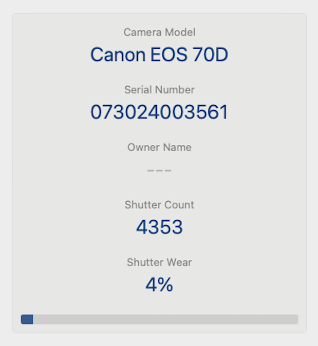 Canon 70D DSLR Camera 20.2MP Body Only, Shutter Count 4353, Very Good Condition