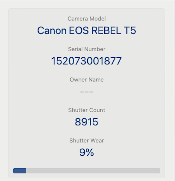 Canon EOS 1200D Camera DSLR 18MP with 18-55mm, Shutter Count 8915, V. Good Cond.