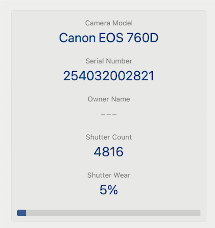 Canon 760D Camera DSLR 24.2MP with 18-55mm, Shutter Count 4816, Very Good Cond.