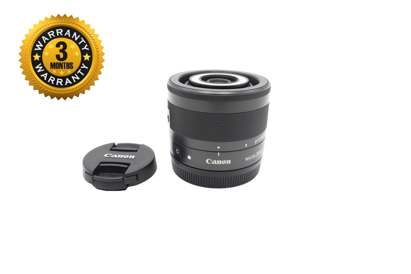 Canon 28mm Super-Macro Lens F/3.5 EF-M IS STM, Stabilised, Very Good Condition