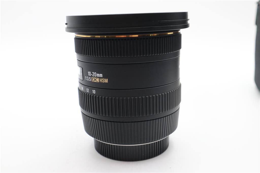 Sigma 10-20mm Lens f/3.5 EX HSM DC, Wide Angle Lens For Nikon, V. Good Condition