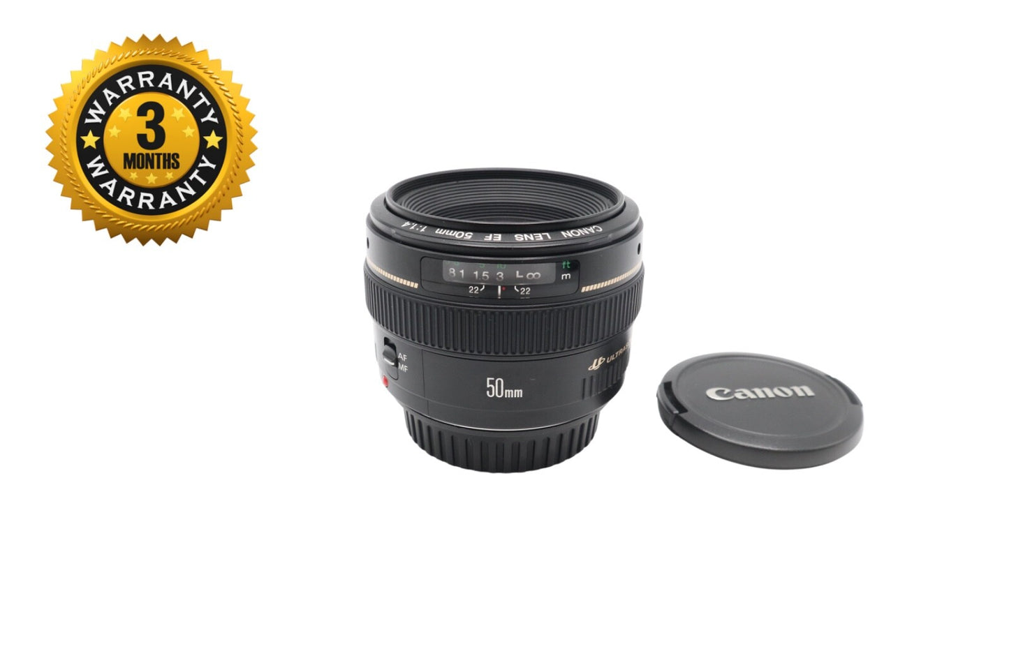 Canon 50mm Prime Lens f/1.4 USM Sharp, Portrait, Full Frame, Good Condition
