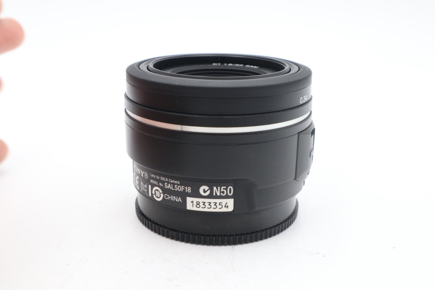 Sony 50mm Prime Lens F1.8 DT SAM For Sony A-Mount SAL50F18, Good Condition
