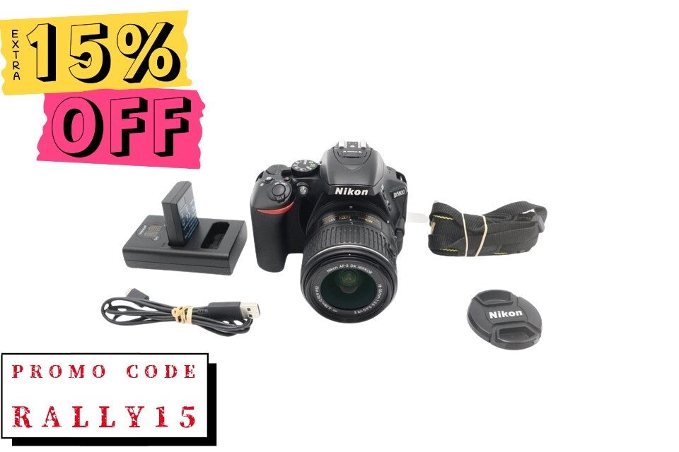 Nikon D5600 24MP Camera DSLR with 18-55mm, Shutter Count 5918, Very Good Cond.