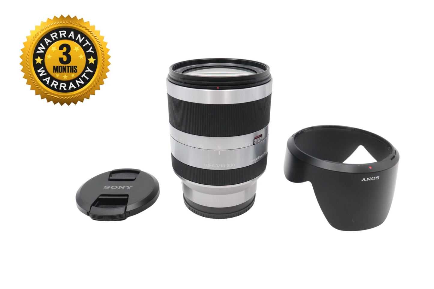 Sony 18-200mm All-Around Lens F/3.5-6.3 OSS SEL18200 for Sony E-Mount, V.G. Cond