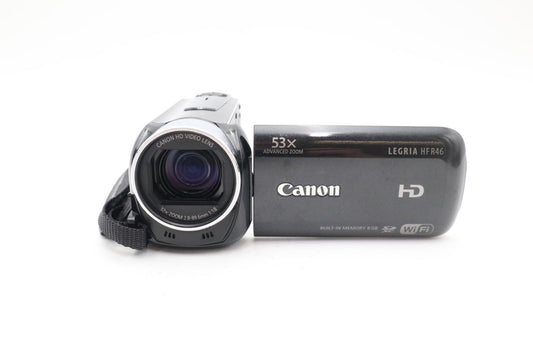 Canon Legria HF R46 Camcorder, FULL HD, 53X Zoom, Wi-Fi, 8GB Memory, REFURBISHED