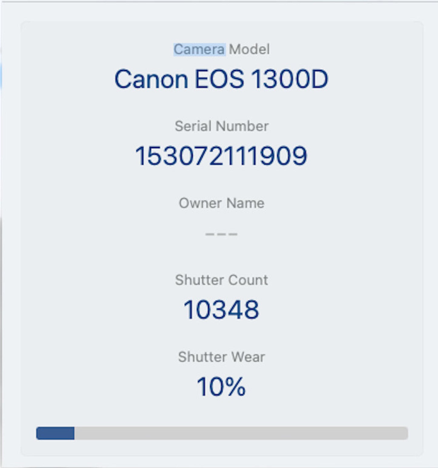 Canon 1300D DSLR Camera 18.0MP with 18-55mm Shutter Count 10348 Good REFURBISHED