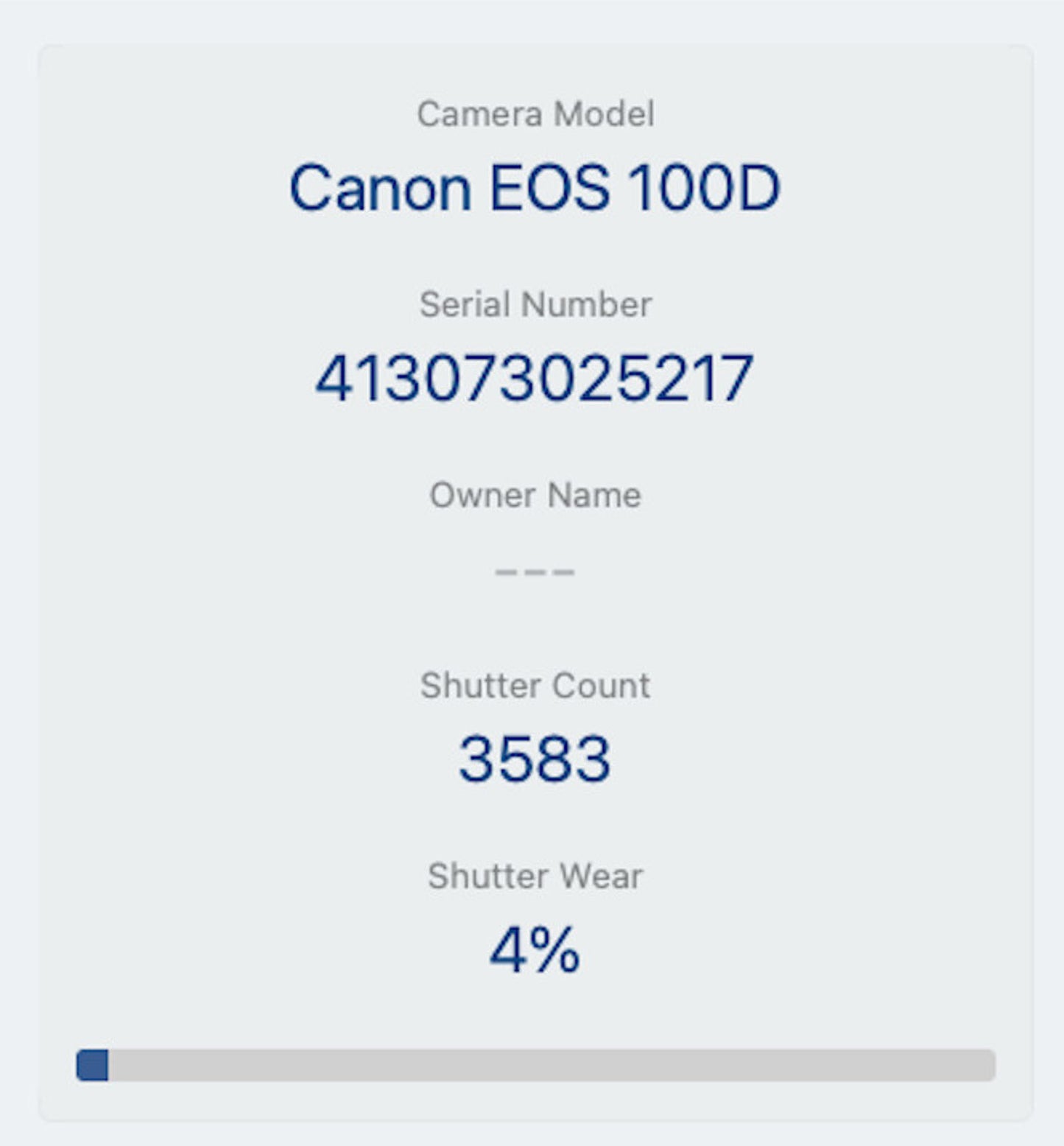 Canon 100D DSLR Camera 18MP with 18-55mm Shutter Count 3583, Good REFURBISHED