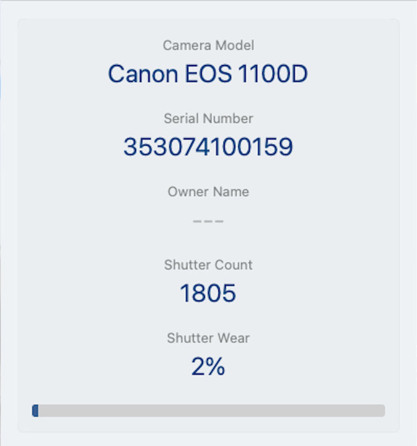 Canon 1100D DSLR Camera Kit with 18-55mm, Shutter Count 1805, Good REFURBISHED