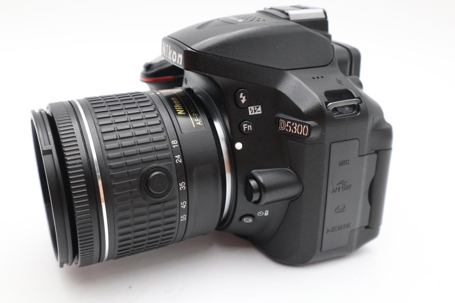 Nikon D5300 24.2MP Camera DSLR with 18-55mm, Shutter Count 15164, VG REFURBISHED