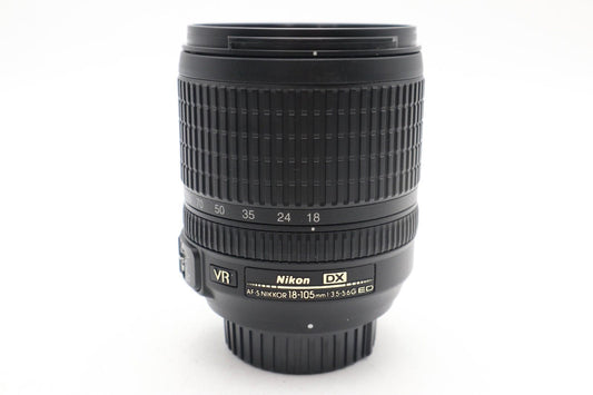 Nikon 18-105mm Lens F/3.5-5.6 G NIKKOR AF-S DX SWM VR ED IF, Good REFURBISHED
