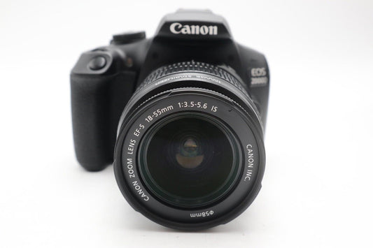 Canon 2000D DSLR Camera 24.1MP with 18-55mm, Shutter Count 17673 REFURBISHED