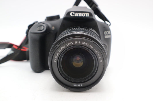 Canon EOS 1200D Camera DSLR 18MP with 18-55mm, Shutter Count 1607, V. Good Cond.