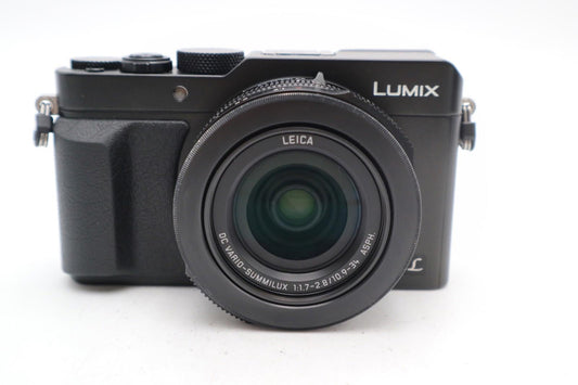 Panasonic LUMIX DMC-LX100 Compact Camera 12.8MP, M43 Sensor, 4K, V. G. Condition