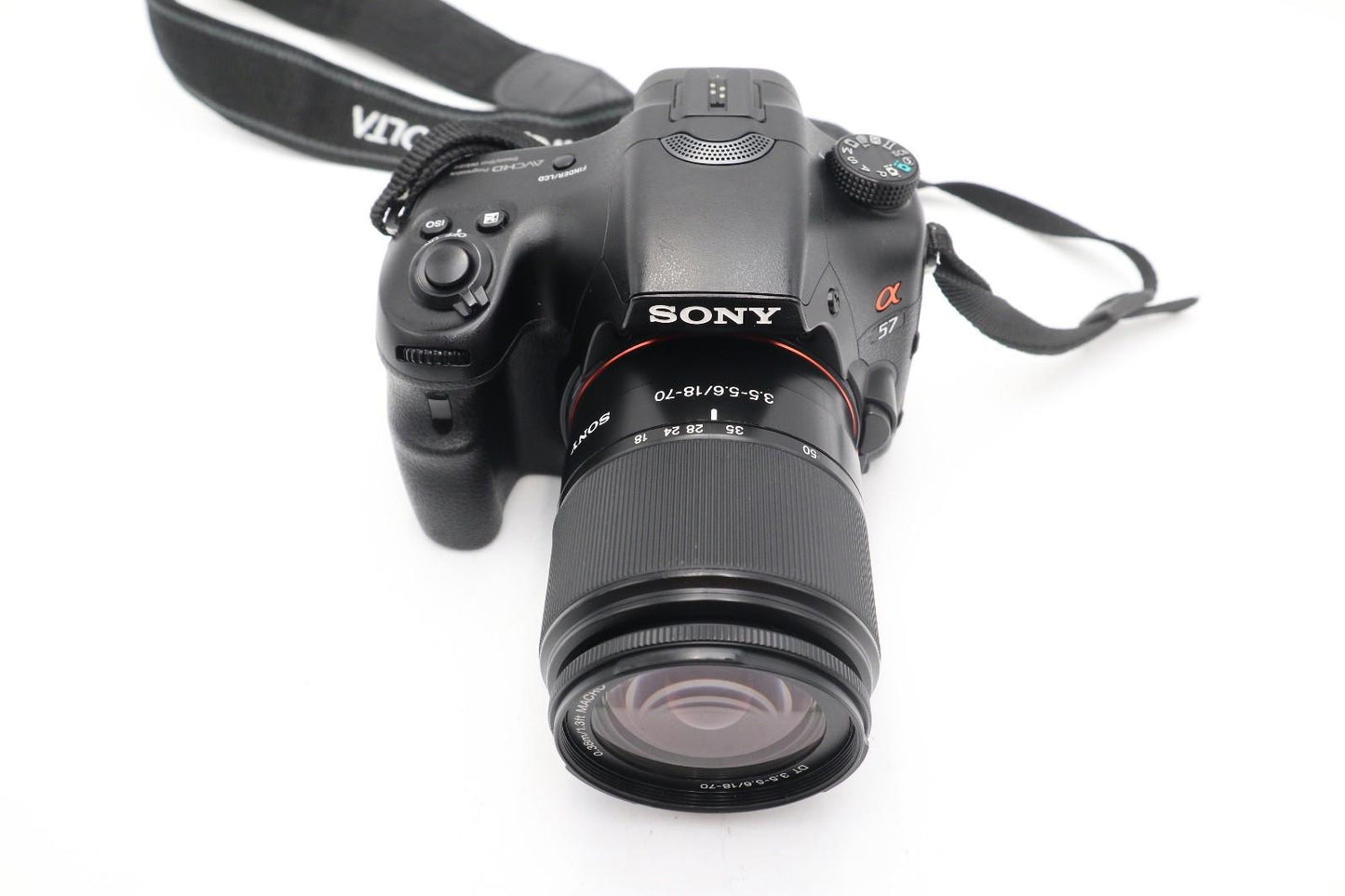 Sony Alpha A57 Camera DSLR 16.1MP with 18-70mm, Shutter Count 20648, Good Cond.