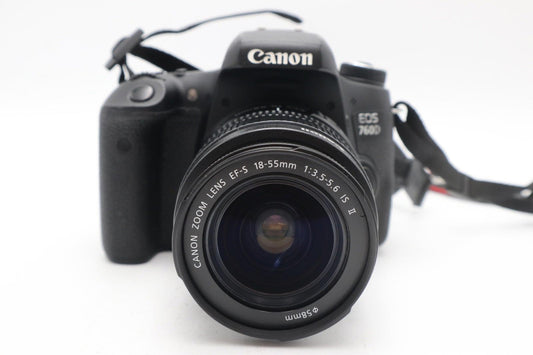 Canon 760D Camera DSLR 24.2MP with 18-55mm, Shutter Count 5212, Good REFURBISHED