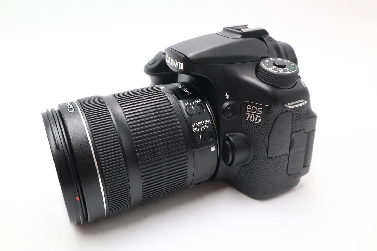 Canon 70D DSLR Camera 20.2MP with 18-135mm IS STM Shutter Count 5442 REFURBISHED