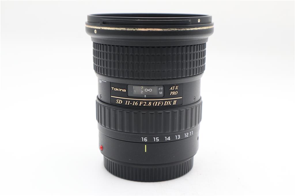 Tokina 11-16mm Super-Wide-Angle Lens f/2.8 DX AT-X Pro II for Canon, Good Cond