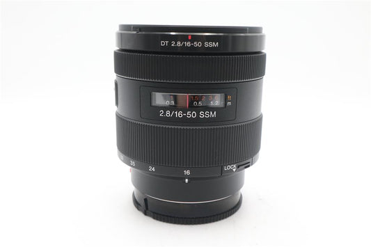 Sony 16-50mm All-Around Lens F2.8 DT SSM for Sony A-Mount, Sharp, V. Good Cond.