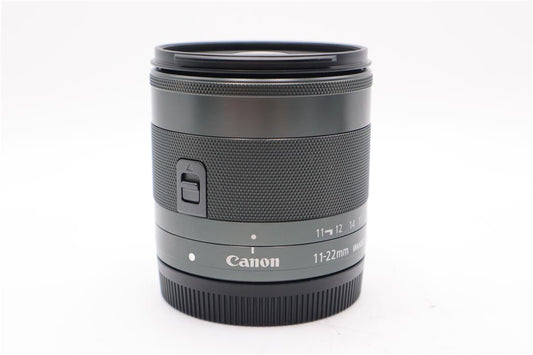 Canon 11-22mm Wide-Angle Lens f/4-5.6 IS STM EF-M, Very Good REFURBISHED