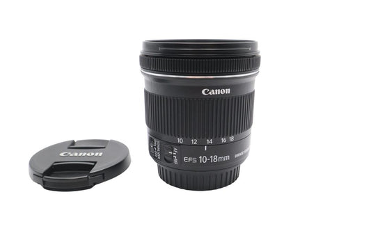Canon 10-18mm Wide-Angle Lens F4.5-5.6 IS STM, Stabilised, Excellent REFURB.