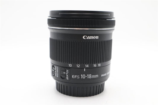 Canon 10-18mm Wide-Angle Lens F4.5-5.6 IS STM, Stabilised, Excellent REFURB.