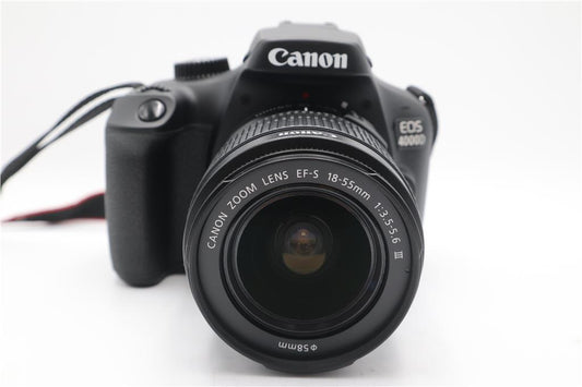Canon 4000D Camera DSLR 18.0MP with Canon 18-55mm III Lens, Excellent REFURB.