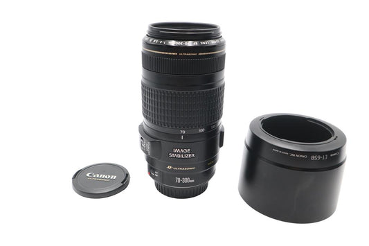 Canon 70-300mm F/4-5.6 Lens, IS USM EF, Stabilised Zoom, Full Frame, Good Cond.