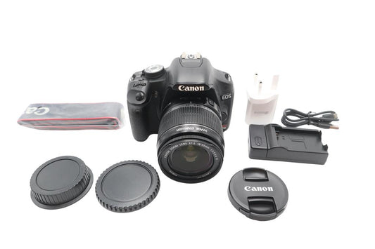 Canon 500D Camera DSLR 15.1MP with Canon 18-55mm F3.5-5.6 IS Lens, Fair Cond.