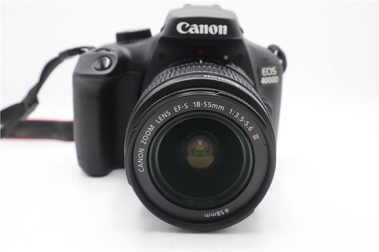 Canon 4000D Camera DSLR 18.0MP with 18-55mm, Shutter Count 3028, Good Cond.