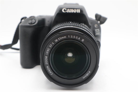 Canon 200D Camera DSLR 24.2MP with 18-55mm, Shutter Count 4448, Very Good REFURB