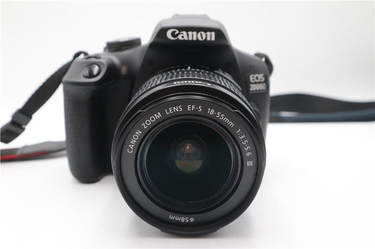 Canon 2000D DSLR Camera 24.1MP with 18-55mm, Shutter Count 4549, Very Good Cond.