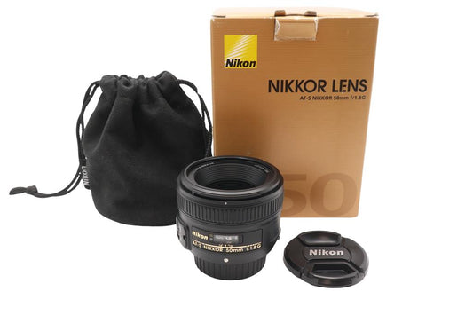 Nikon 50mm Prime Lens F/1.8 G Nikkor AF-S, Very Sharp, Portrait, Exc. REFURB.