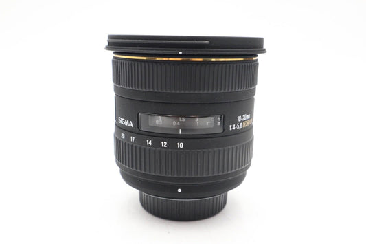Sigma 10-20mm Lens F4-5.6 EX HSM DC AF Wide Angle for Nikon DX, Good REFURBISHED