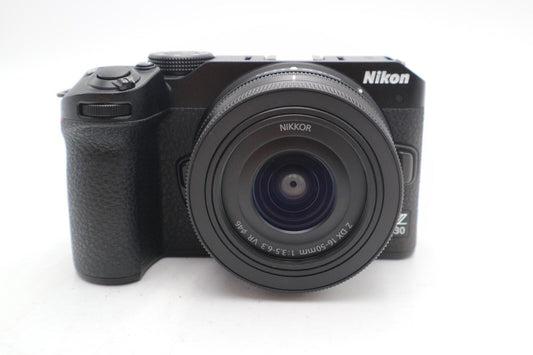 Nikon Z30 Mirrorless Camera 20.9MP with 16-50mm NIKKOR Z DX Shutter Count 212