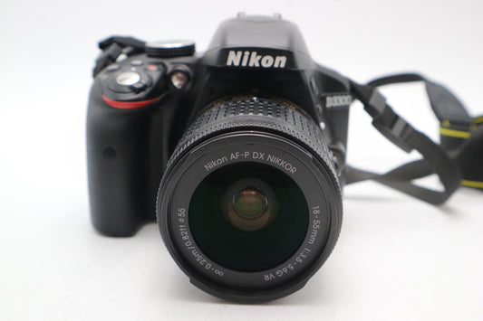 Nikon D3300 DSLR Camera 24.2MP with 18-55mm, Shutter Count 4379, Very Good Cond.