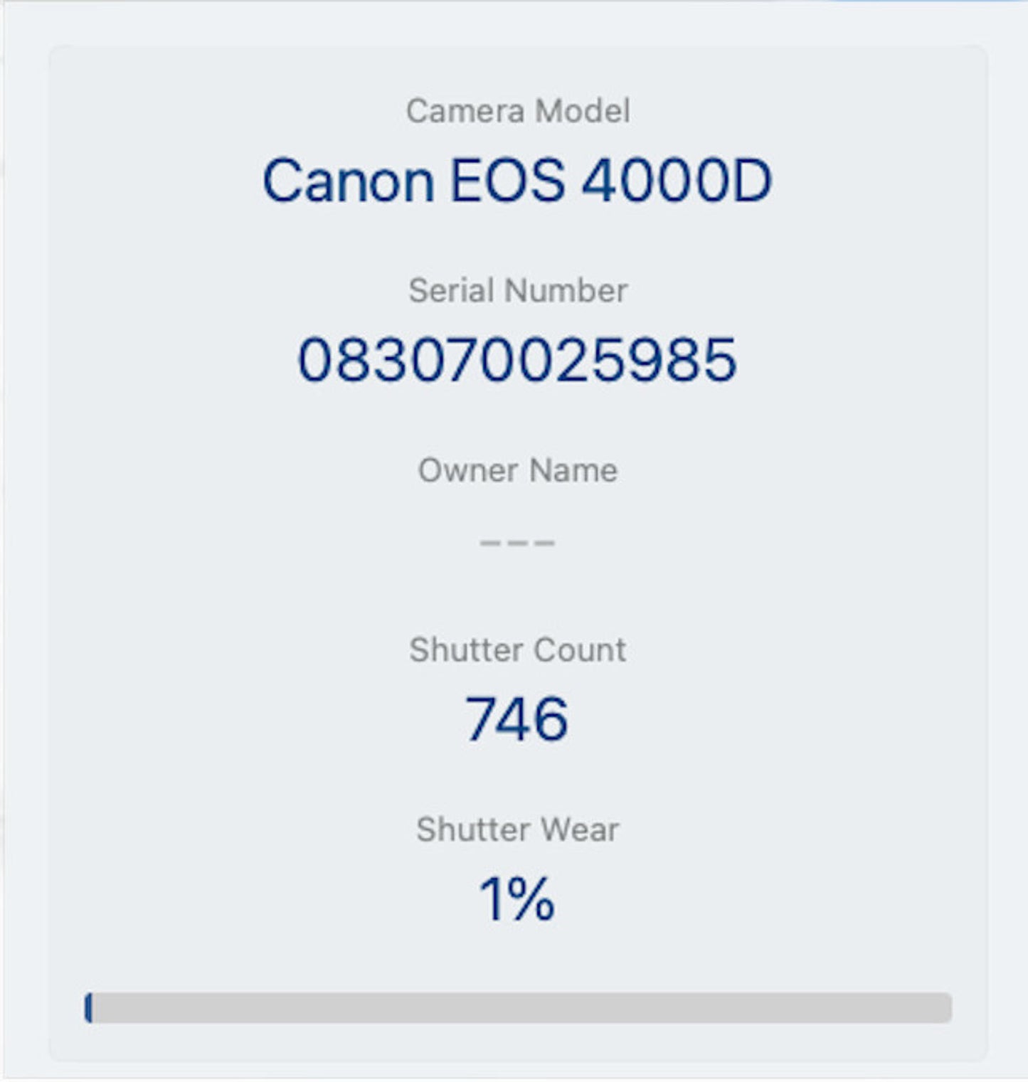 Canon 4000D Camera DSLR 18.0MP with 18-55mm, Shutter Count 746 GOOD REFURBISHED