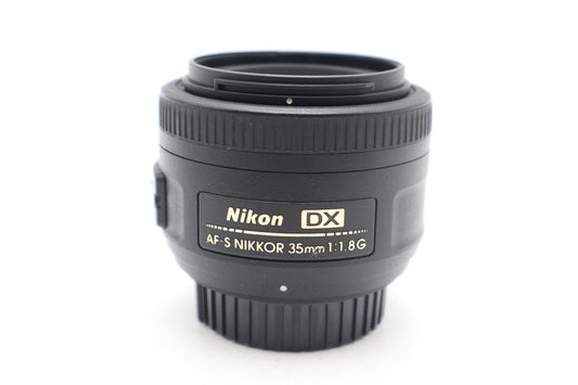Nikon 35mm Prime Lens F1.8G AF-S DX SWM Very Sharp Portrait, Good REFURBISHED