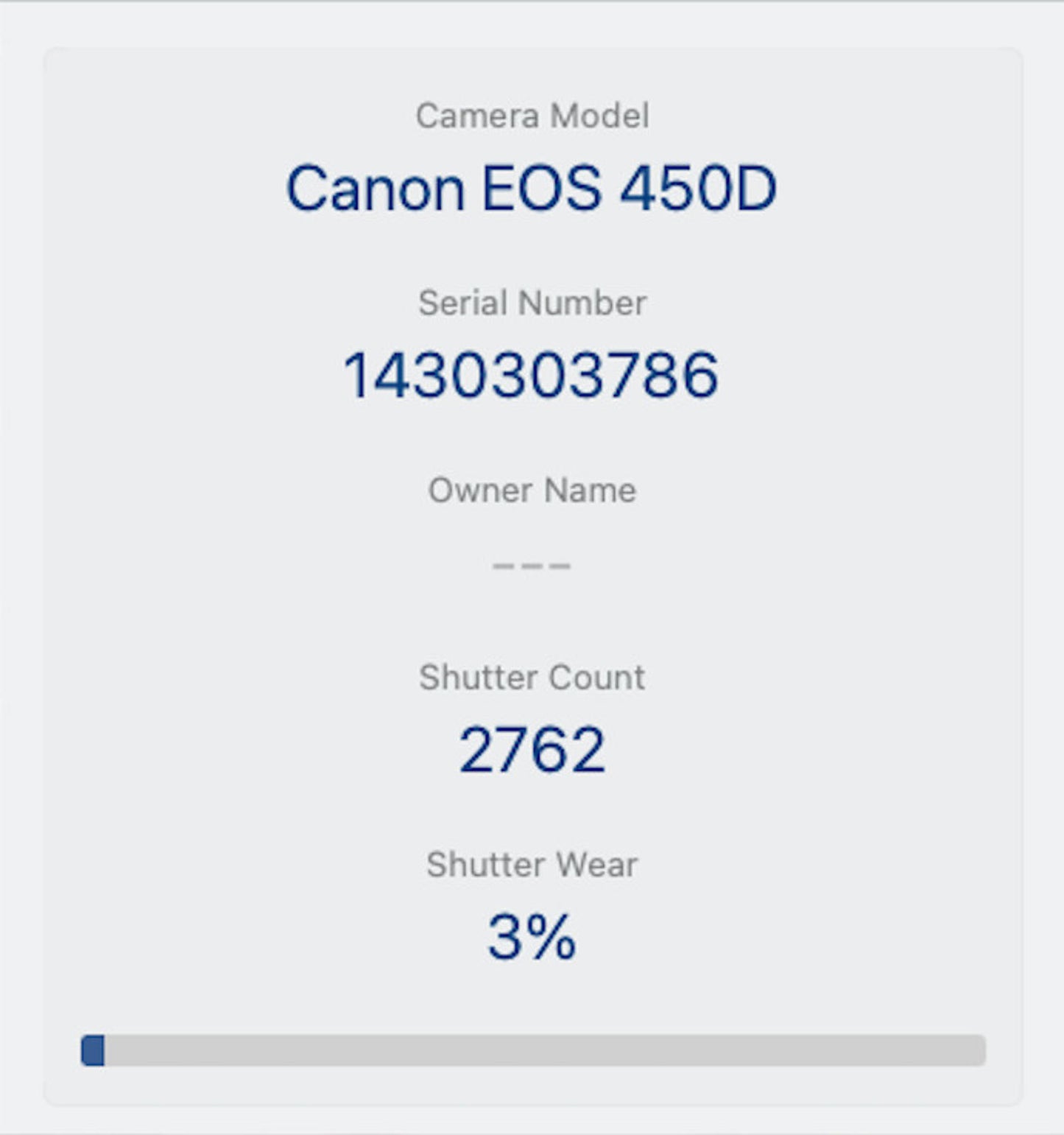 Canon 450D DSLR Camera 12.2MP with 18-55mm, Shutter Count 2762, Good REFURBISHED