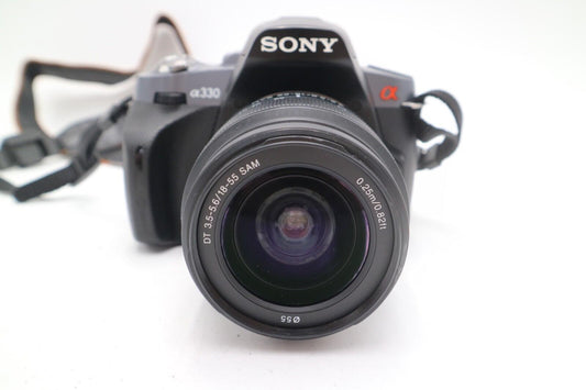 Sony A330 DSLR Camera 10.2MP with 18-55mm Lens, Shutter Count 8057, Good Cond.